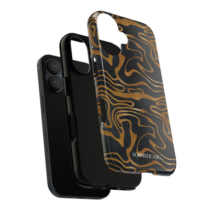 Cosmic Zebra in Black - iPhone Case, Samsung Galaxy Case, Google Pixel Case