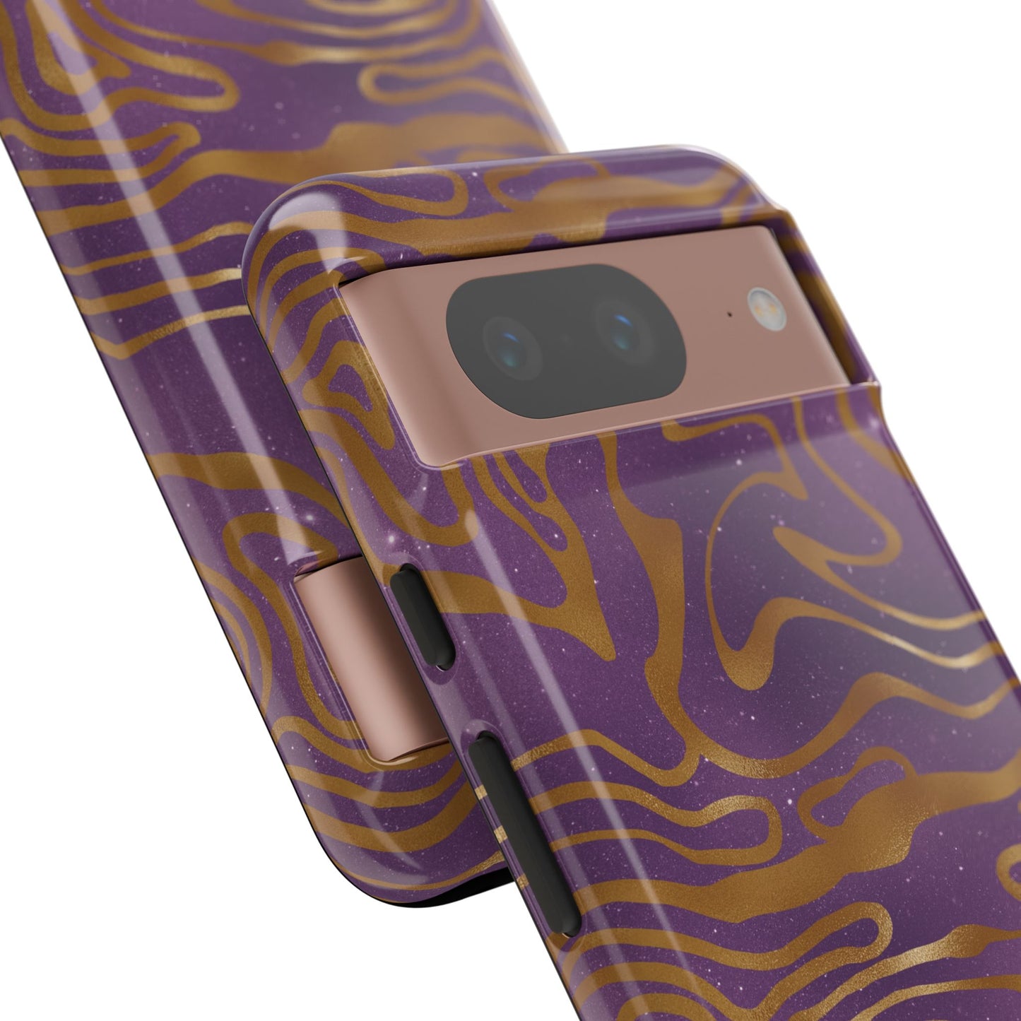 Cosmic Gold in Purple - iPhone Case, Samsung Galaxy Case, Google Pixel Case