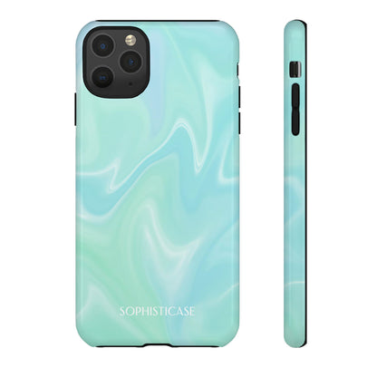 Liquid Magic in Green Haze - Drop Proof Phone Case for iPhone