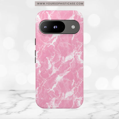 Marble Crush in Pink - Tough Phone Case