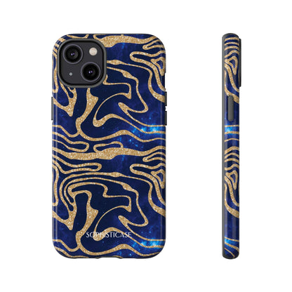 Cosmic Zebra in Blue - iPhone Case, Samsung Galaxy Case, Google Pixel Case
