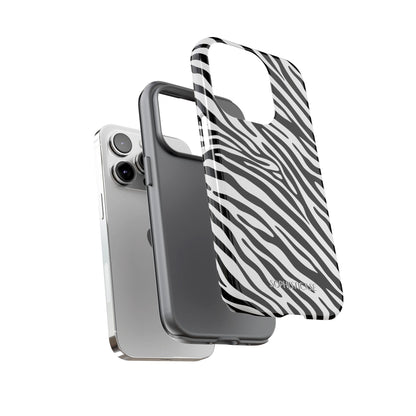 Dark Thoughts in Urban Zebra - Tough Phone Case