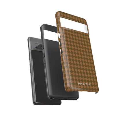 Diamond Diva in Deep Brown - Google Pixel Case