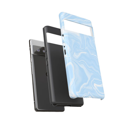 Liquid Dreams in Blue - Protective Phone Case for Google Pixel