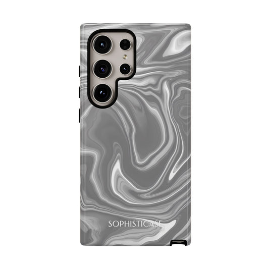 Liquid Dreams in Charcoal - Protective Phone Case for Samsung Galaxy