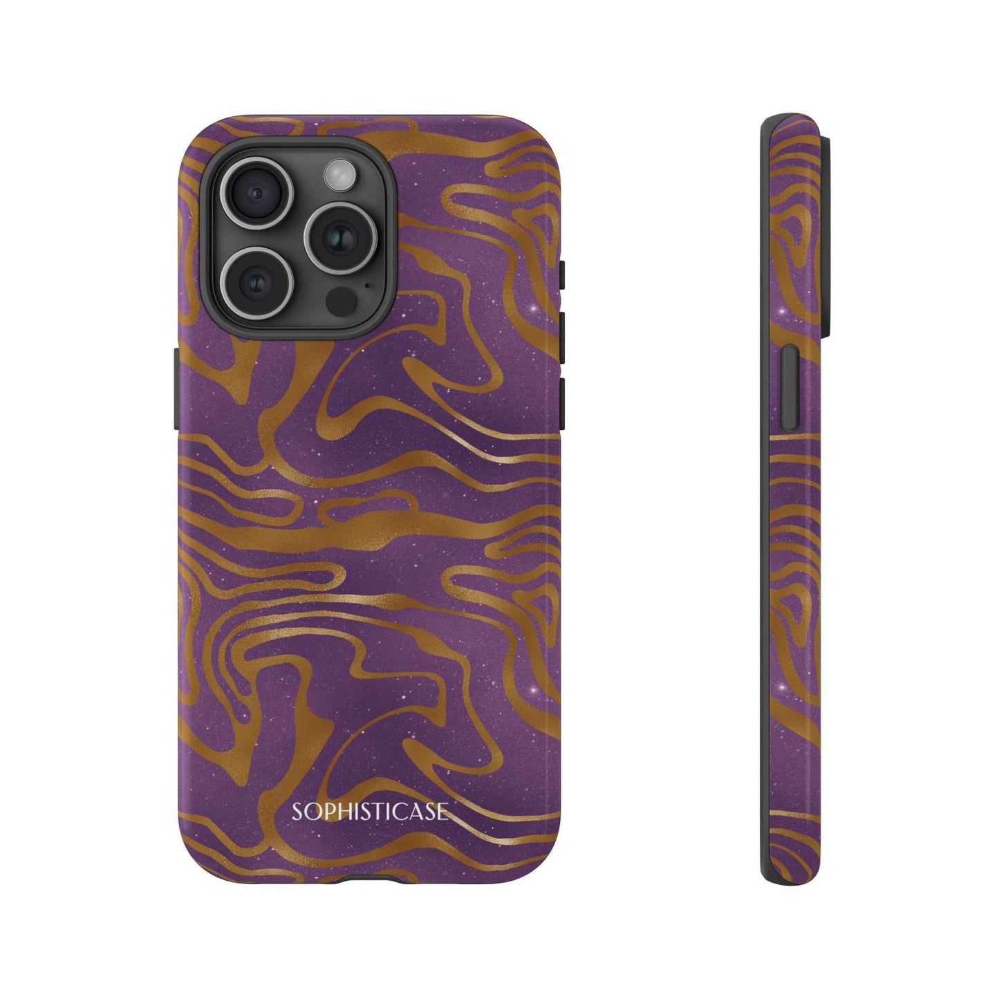 Cosmic Zebra in Purple - iPhone Case, Samsung Galaxy Case, Google Pixel Case