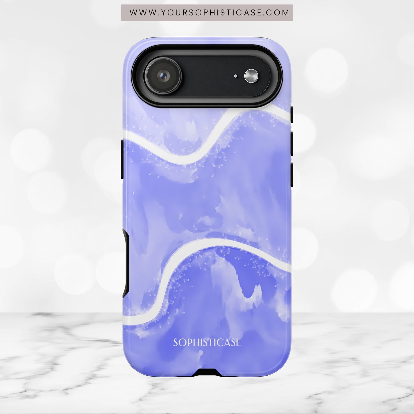 Serenity in Light Purple - iPhone Case