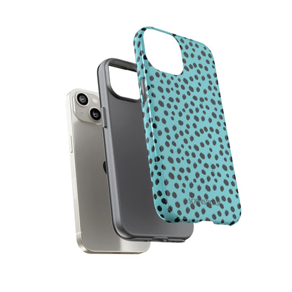 Cheetahs and Liars in Aqua - iPhone Case