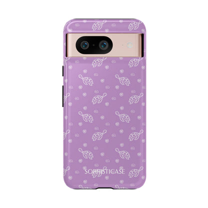 Turtle Island in Purple - Drop Proof Phone Case for Google Pixel