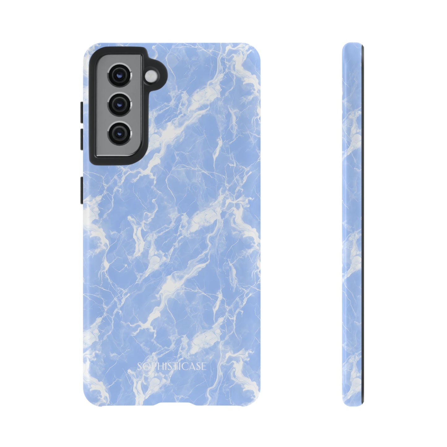 Marble Crush in Blue - Tough Phone Case