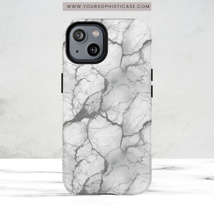 Marble Opulence in Charcoal Grey - Magsafe Case