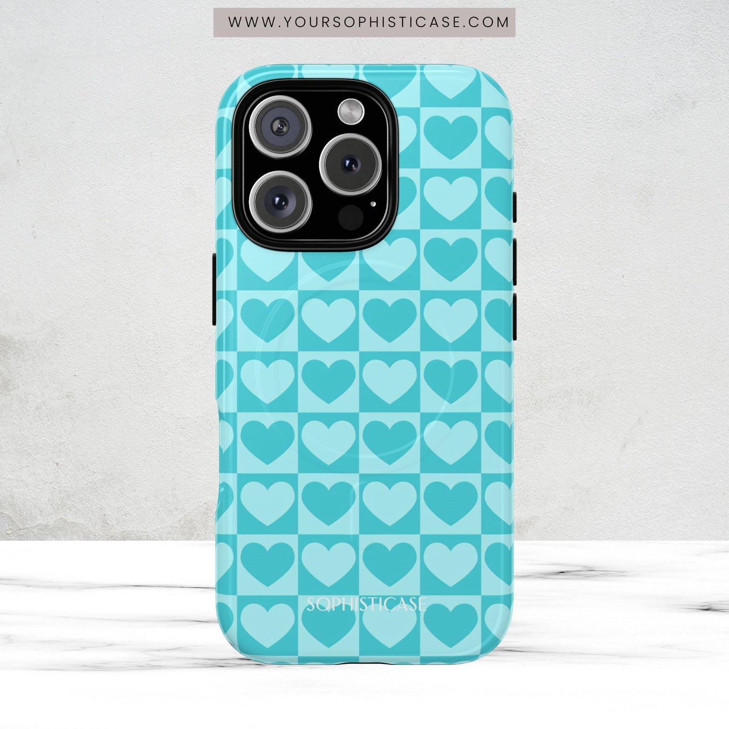 Tough Love in Aqua - Magsafe Case