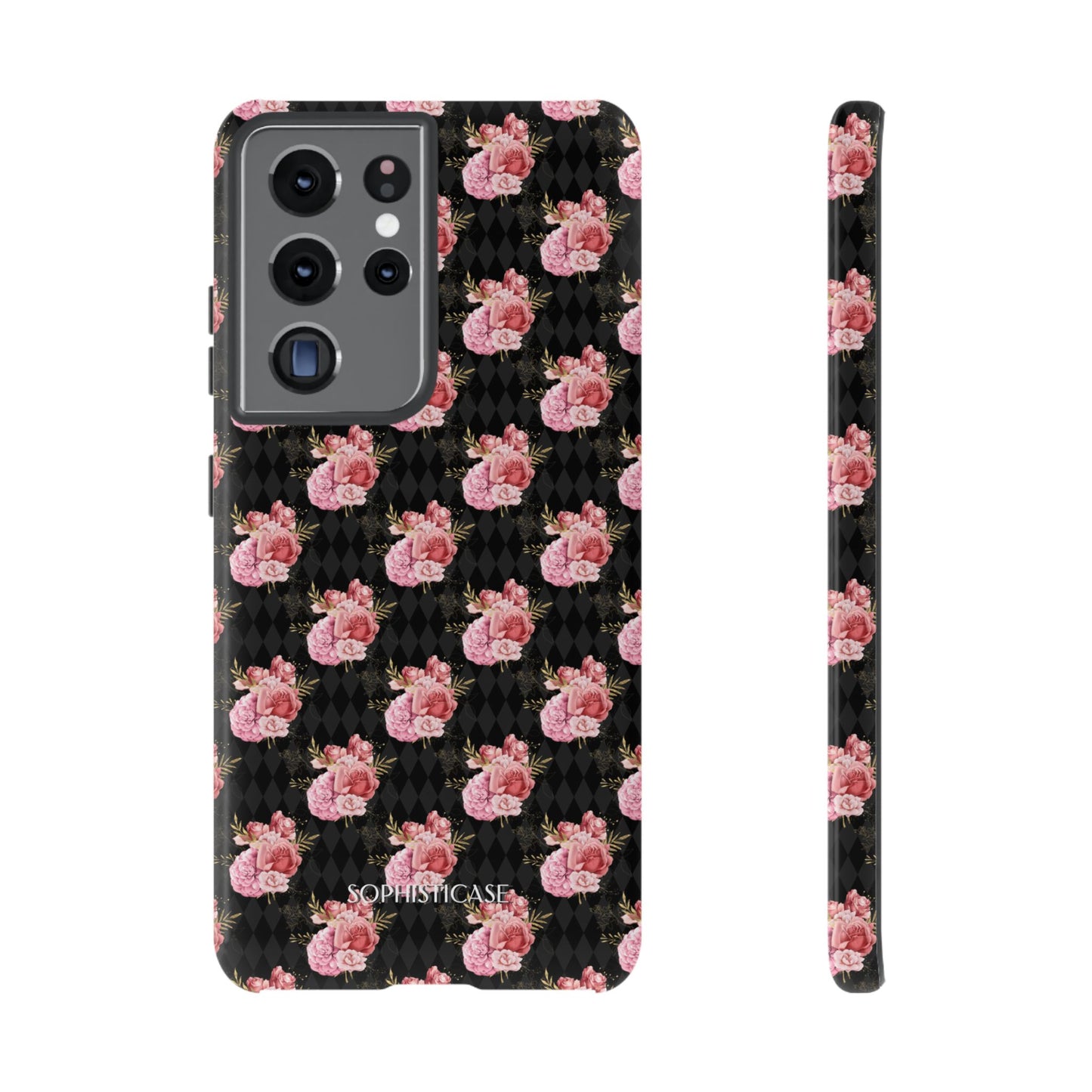 Rose Diamond Romance in Vivienne - Tough Phone Case