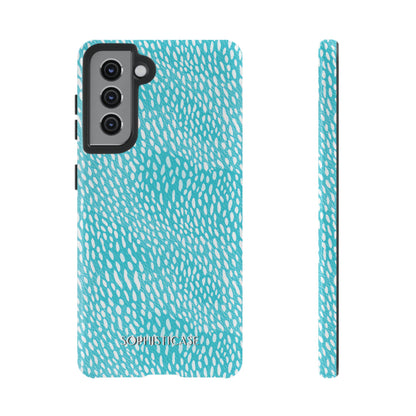 Oh Deer! in Aqua - Tough Phone Case for Samsung Galaxy