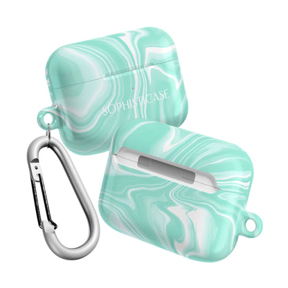 AirPod Cases - Liquid Dreams in Green
