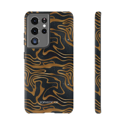Cosmic Zebra in Black - iPhone Case, Samsung Galaxy Case, Google Pixel Case