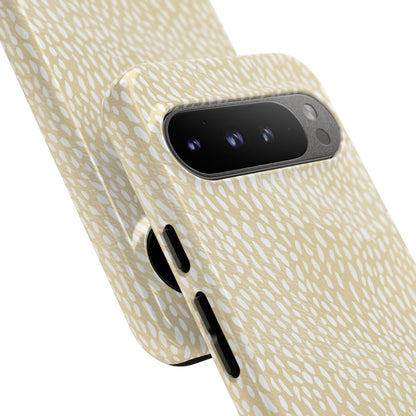 Oh Deer! in Neutral Beige - Tough Phone Case for Google Pixel