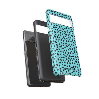 Cheetahs and Liars in Aqua - Tough Phone Case