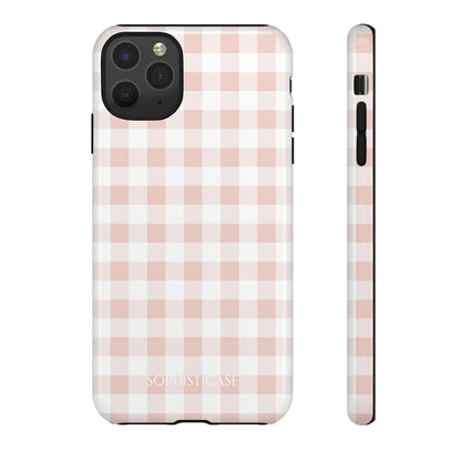 Tough Case - Gingham in Neutral Beige