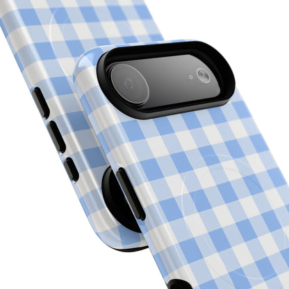 Gingham in Blue - Magsafe Case