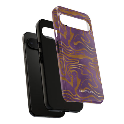 Cosmic Gold in Purple - iPhone Case, Samsung Galaxy Case, Google Pixel Case