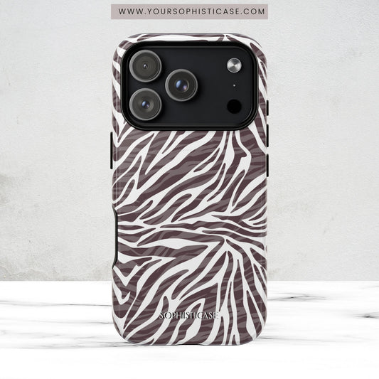 Urban Safari in Coffee - iPhone Magsafe Case