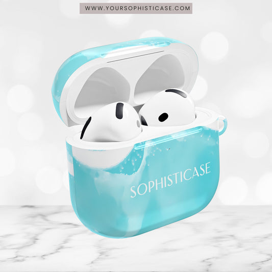 AirPod Cases - Serenity in Aqua
