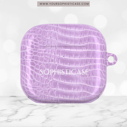 AirPod Cases - Luxe Leather in Purple