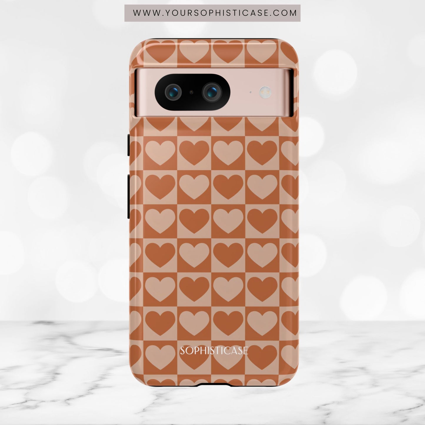 Tough Love in Brown - Tough Phone Case