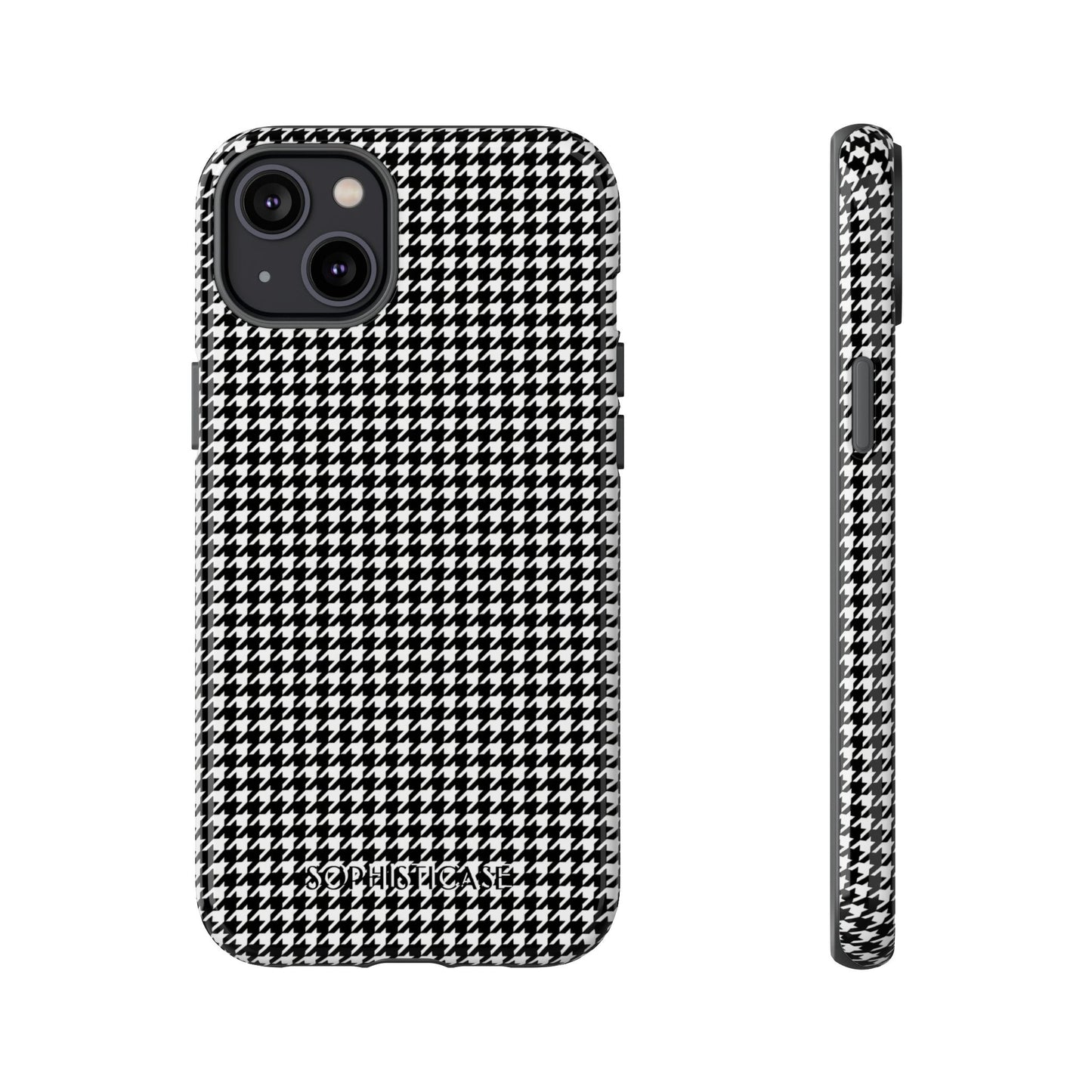 Tough Case - Houndstooth in Black