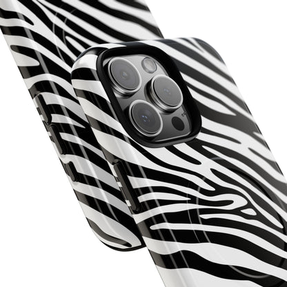 Dark Thoughts in Urban Zebra - iPhone Magsafe Case