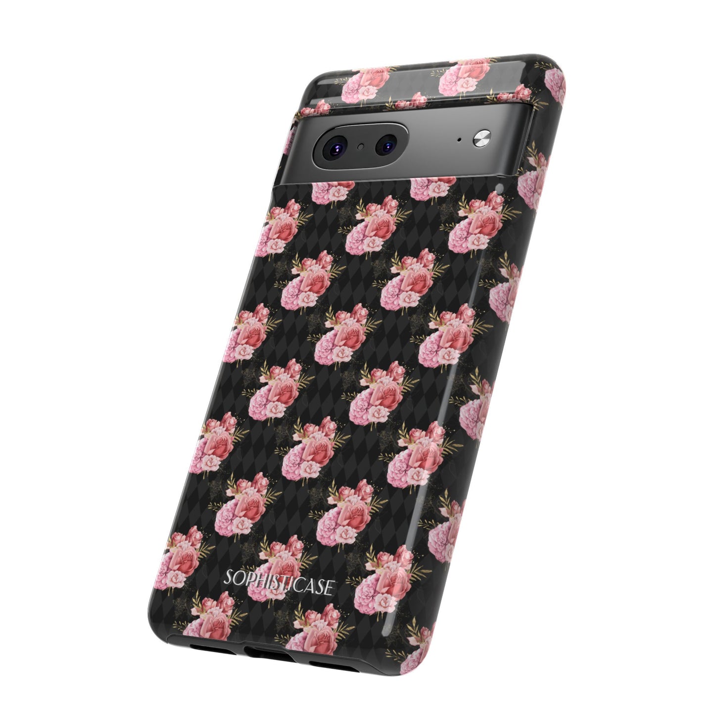 Rose Diamond Romance in Vivienne - Tough Phone Case
