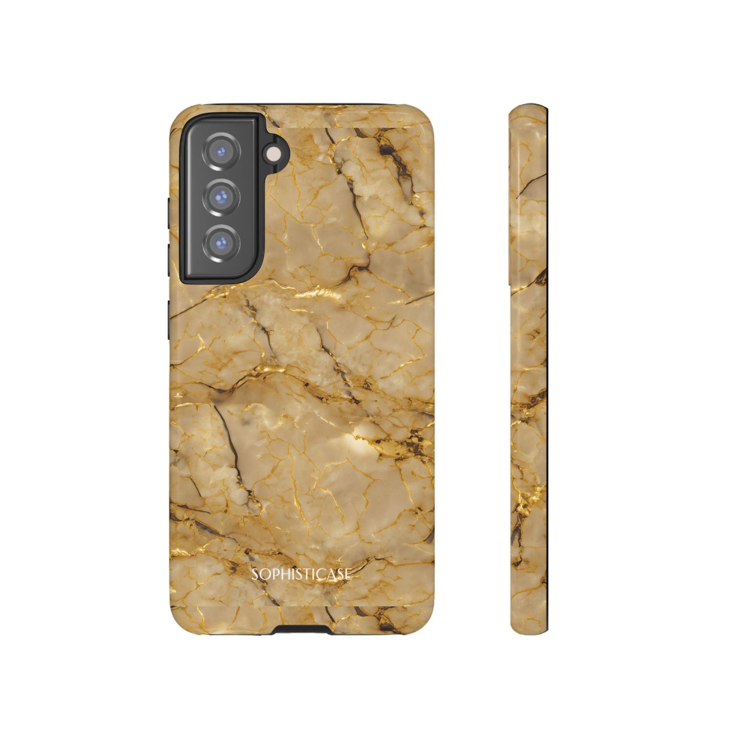 Marble Opulence in Gold - iPhone Case, Samsung Galaxy Case, Google Pixel Case