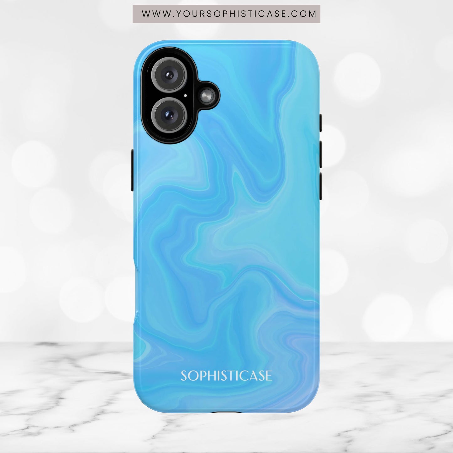 Liquid Magic in Blue - iPhone Case