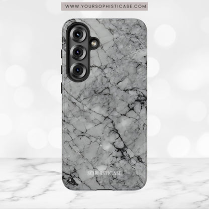 Marble Opulence in Grey - iPhone Case, Samsung Galaxy Case, Google Pixel Case