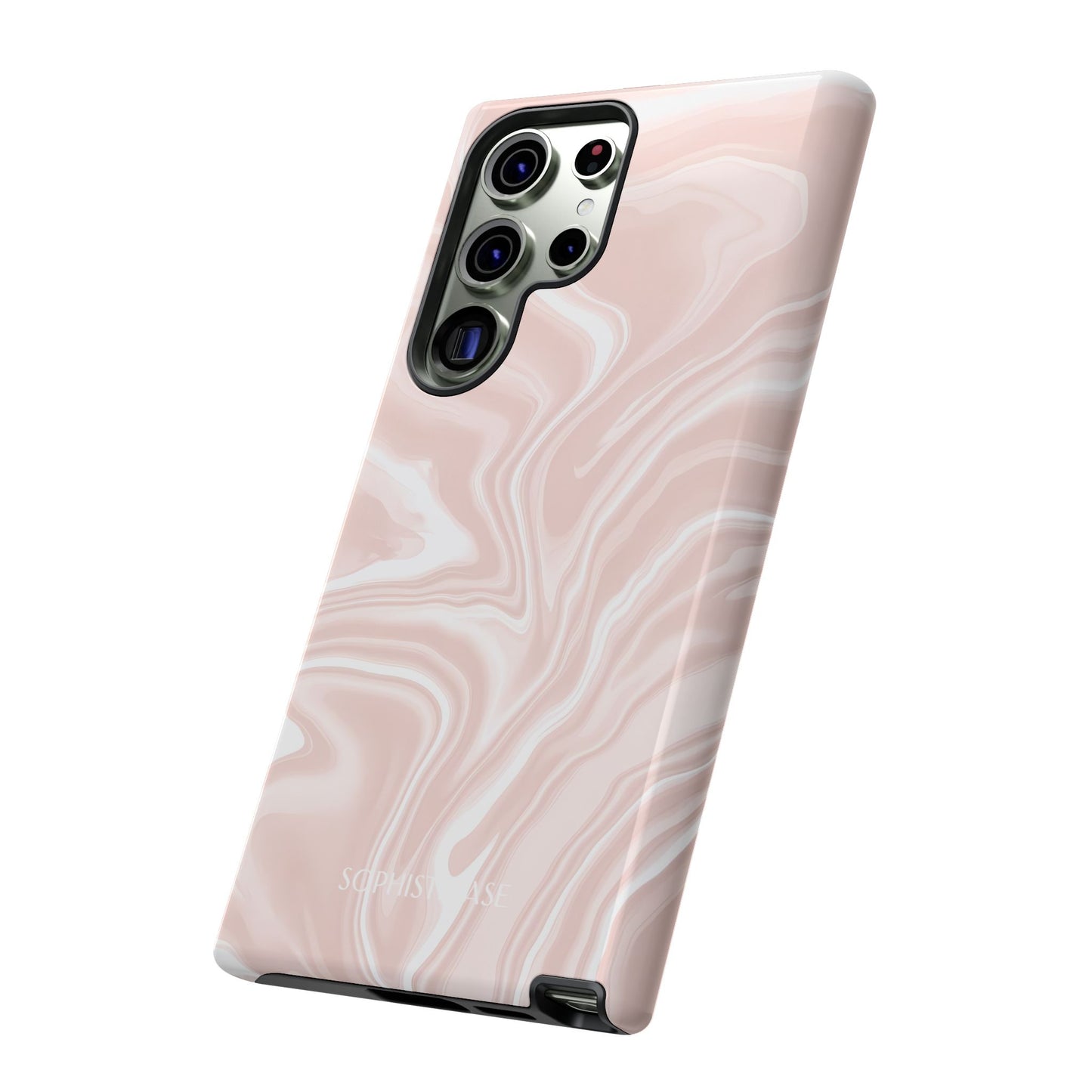 Liquid Dreams in Neutral Beige - Tough Phone Case