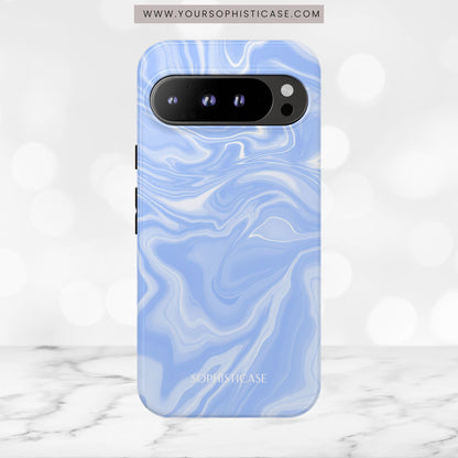 Liquid Dreams in Smoke Blue - Tough Phone Case