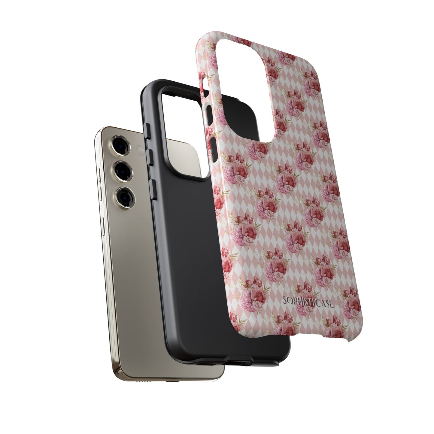 Rose Diamond Romance in Juliette - Tough Phone Case
