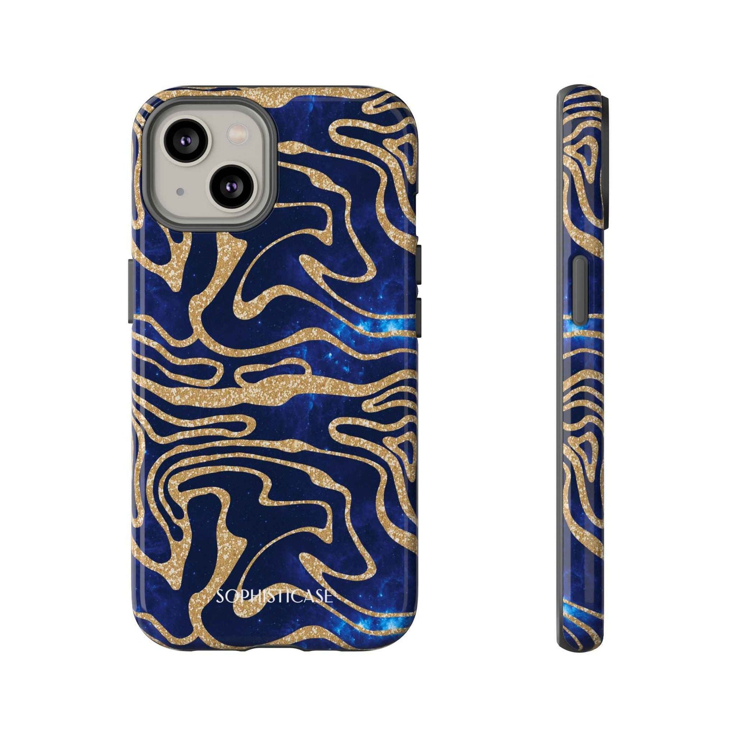 Cosmic Zebra in Blue - iPhone Case, Samsung Galaxy Case, Google Pixel Case