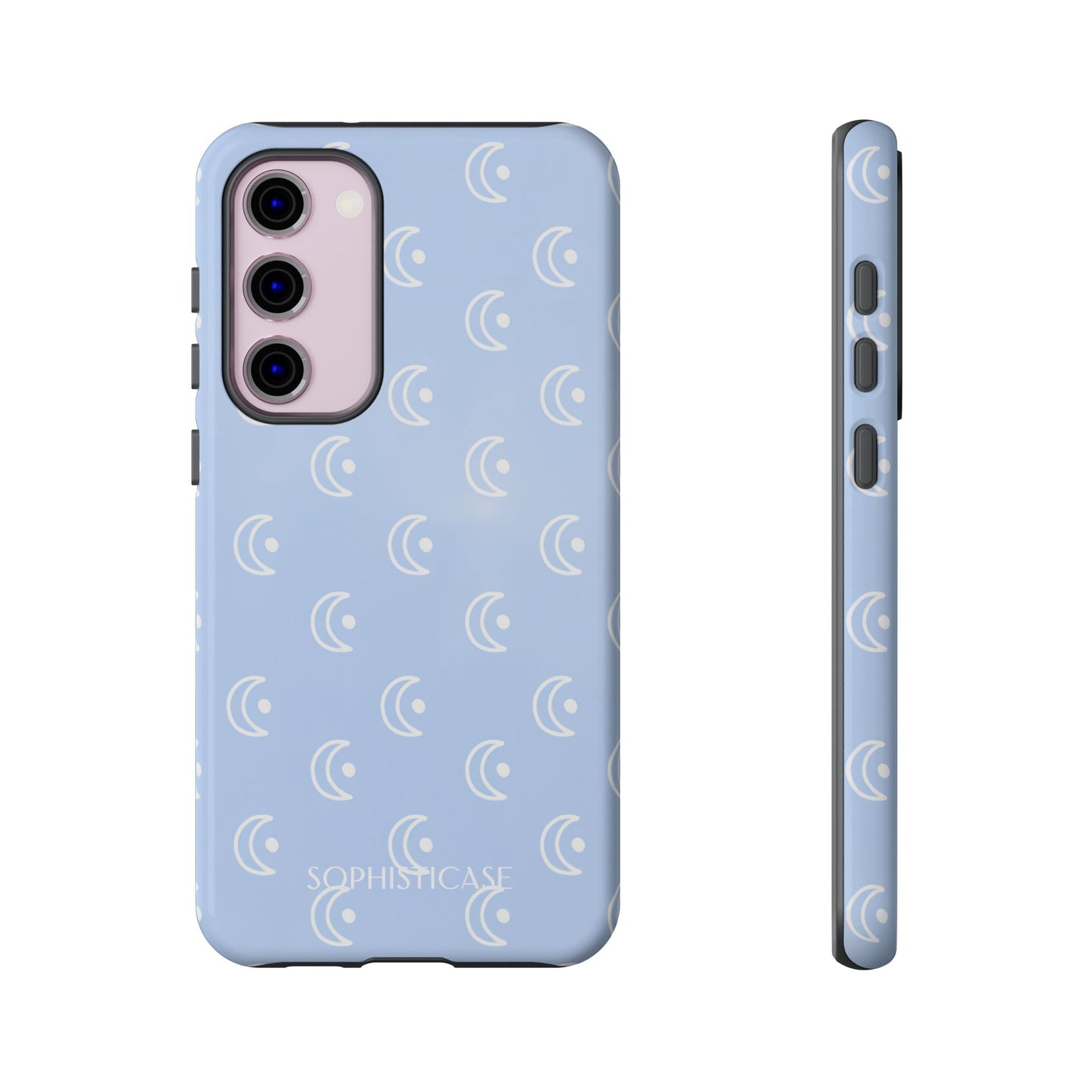 Moon Phase in Baby Blue - Tough Phone Case for Samsung Galaxy