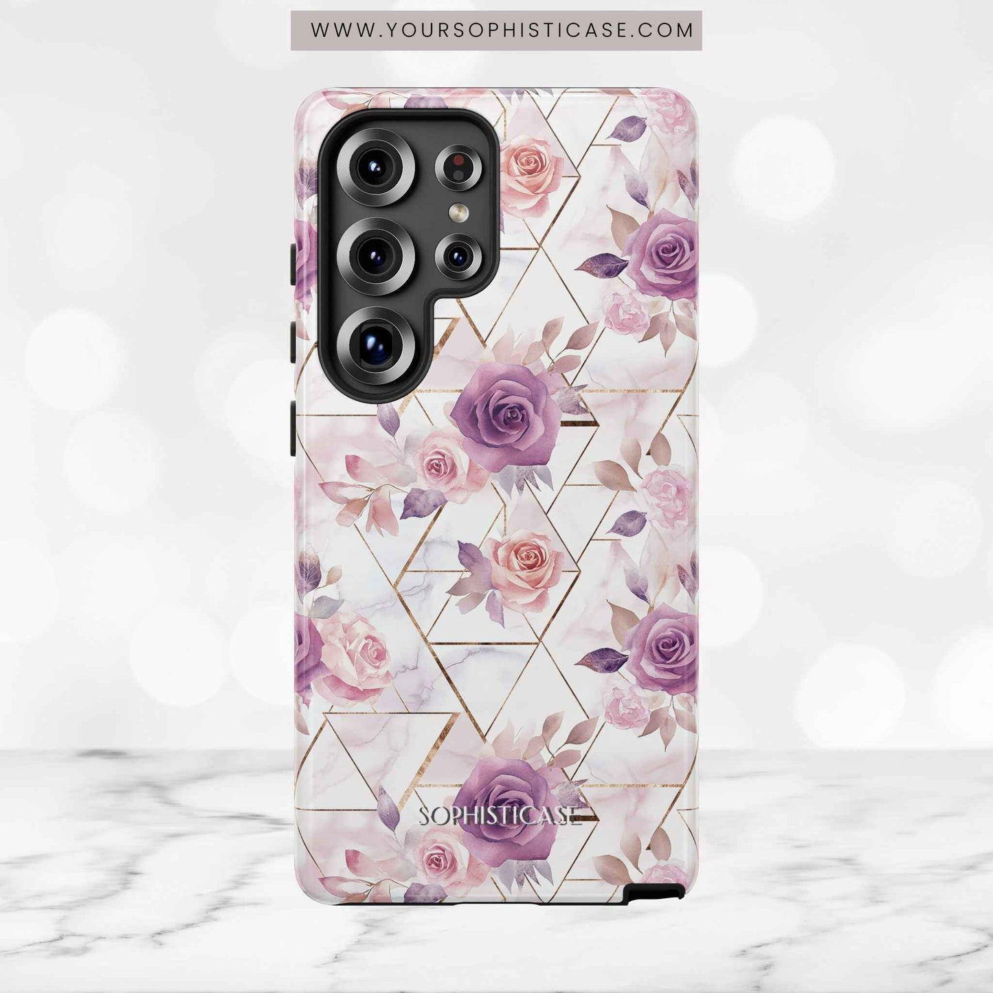 Royal Floral in Rose Royale - Tough Phone Case