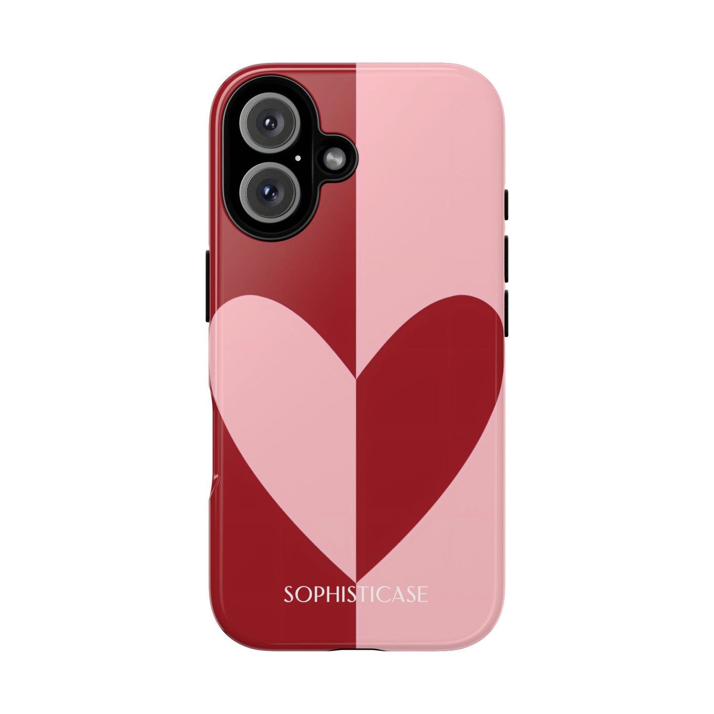 Be Mine in Red and Pink - Protective Phone Case for iPhone