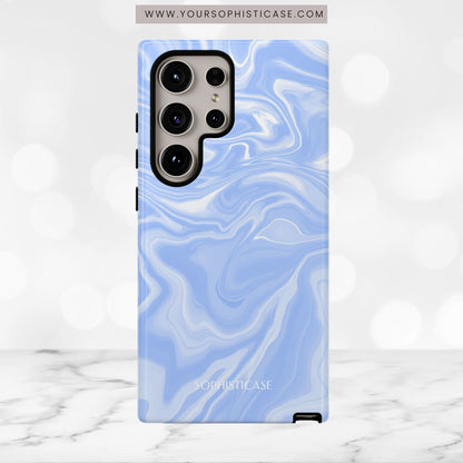 Liquid Dreams in Smoke Blue - Tough Phone Case