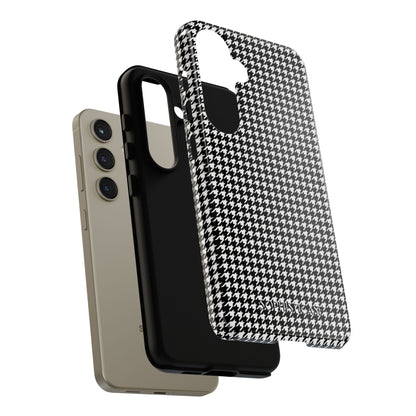 Tough Case - Houndstooth in Black