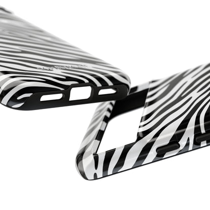 Dark Thoughts in Urban Zebra - Tough Phone Case