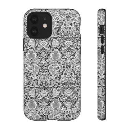 Luxe Lace in Black - iPhone Case