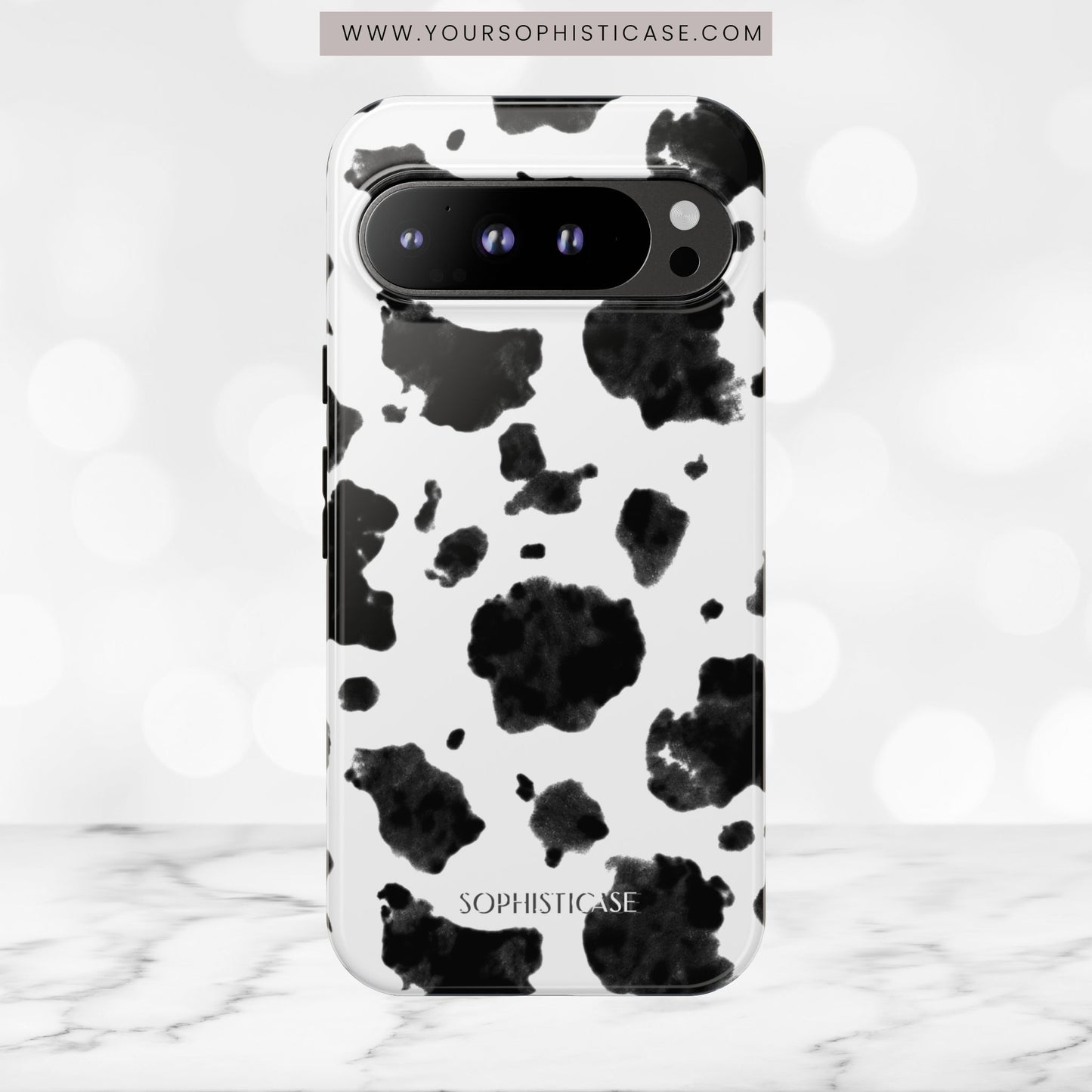 Holy Cow in Black - iPhone Case, Samsung Galaxy Case, Google Pixel Case