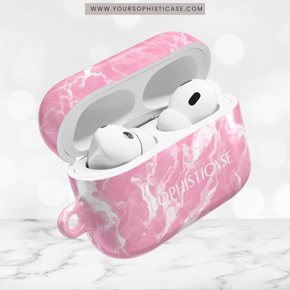 AirPod Cases - Marble Crush in Pink
