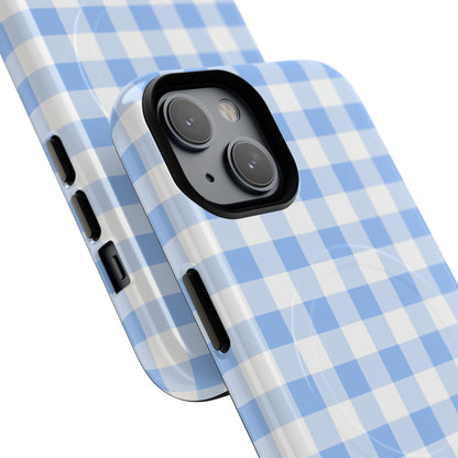Gingham in Blue - Magsafe Case