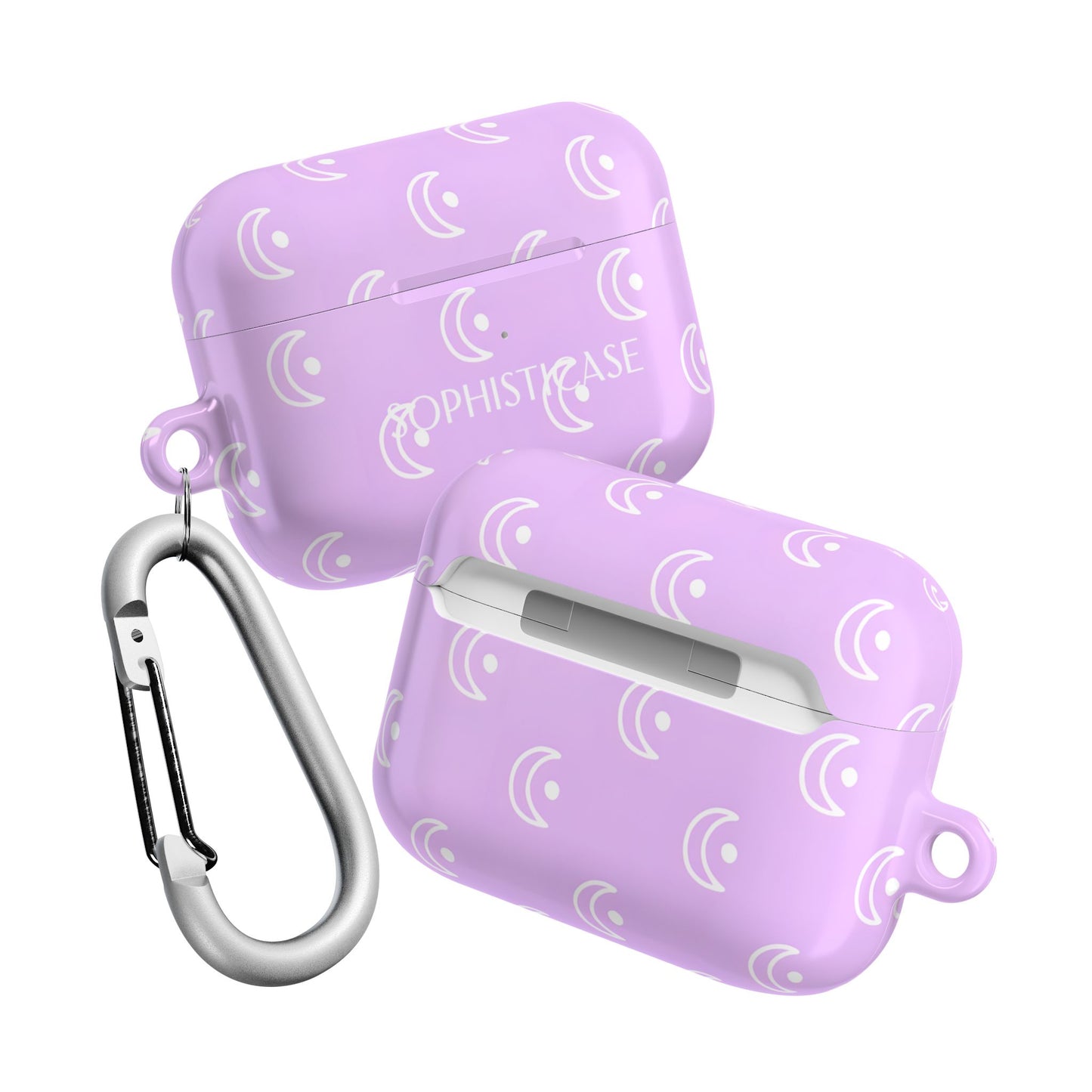 AirPod Cases - Moon Phase in Purple